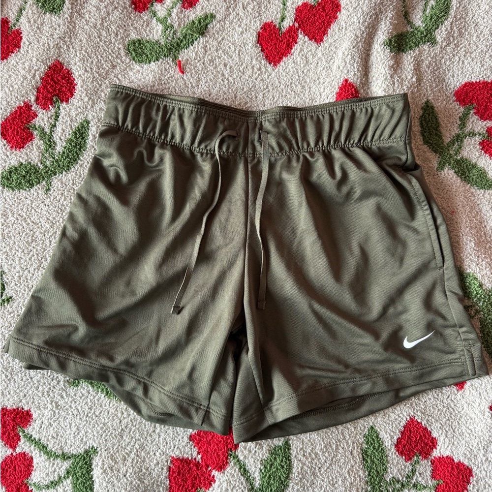 Nike Women's Athletic Shorts in Olive